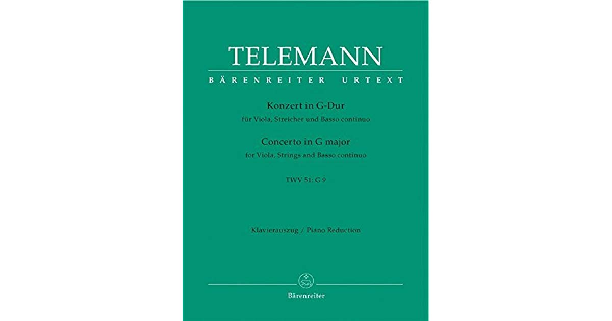 Telemann G Major Viola